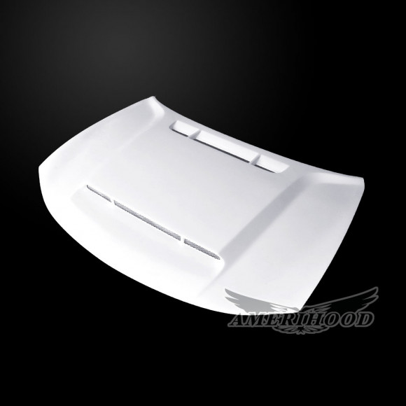 Amerihood Fiberglass DEM Style Hood 15-23 Dodge Charger - Click Image to Close